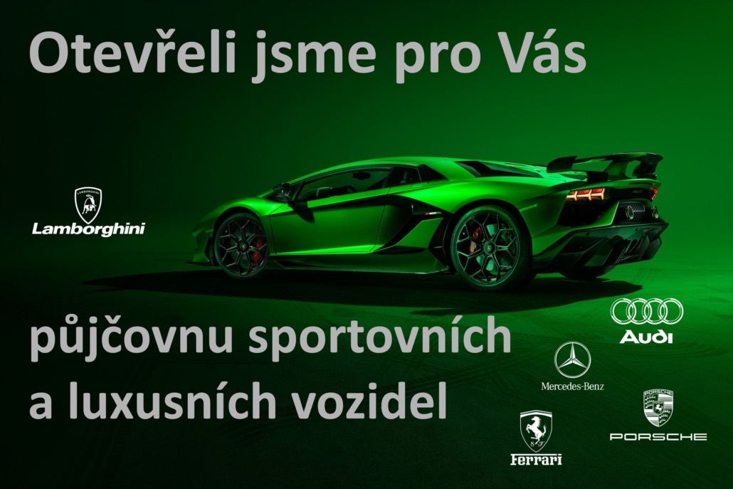 Půjčovna sportovních a luxusních vozidel Karlovy Vary